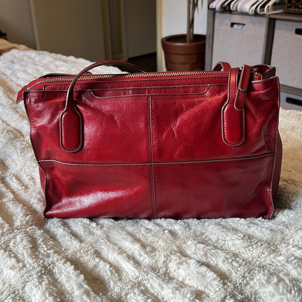 Vintage HOBO bags Friar in crimson - Picture 7 of 16